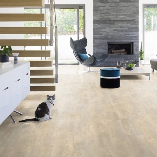 Gerflor, Virtuo 55, 36131015 Empire Sand, 1500x230x2.5 mm, 33kl., klijuojama LVT vinilinė lentelė 2