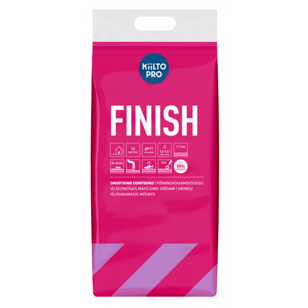 Kiilto Pro Finish  SAVAIME IŠSILYGINANTIS MIŠINYS 20 KG. 1–7 MM 1