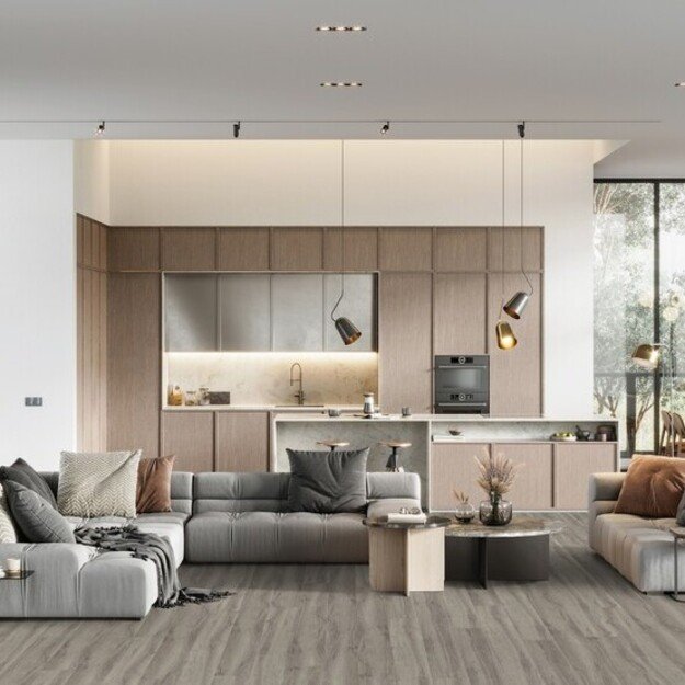 Gerflor, Virtuo, 55 Dry Back, 36131026, Baita Taupe, 230x1500x2.5 mm, 33kl., klijuojamos LVT vinilinės lentelės 3