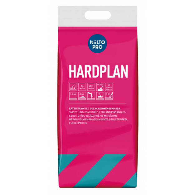 KIILTO Grindų lyginamasis mišinys HardPlan 20 KG. 2–20 MM 1
