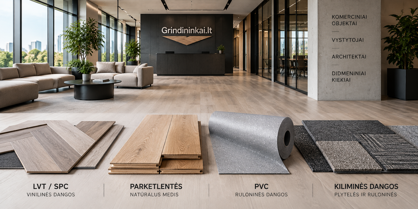 Grindų dangos didmena ir projektams – Grindininkai
