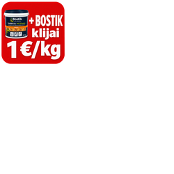 BOSTIK klijai 1 €/kg
